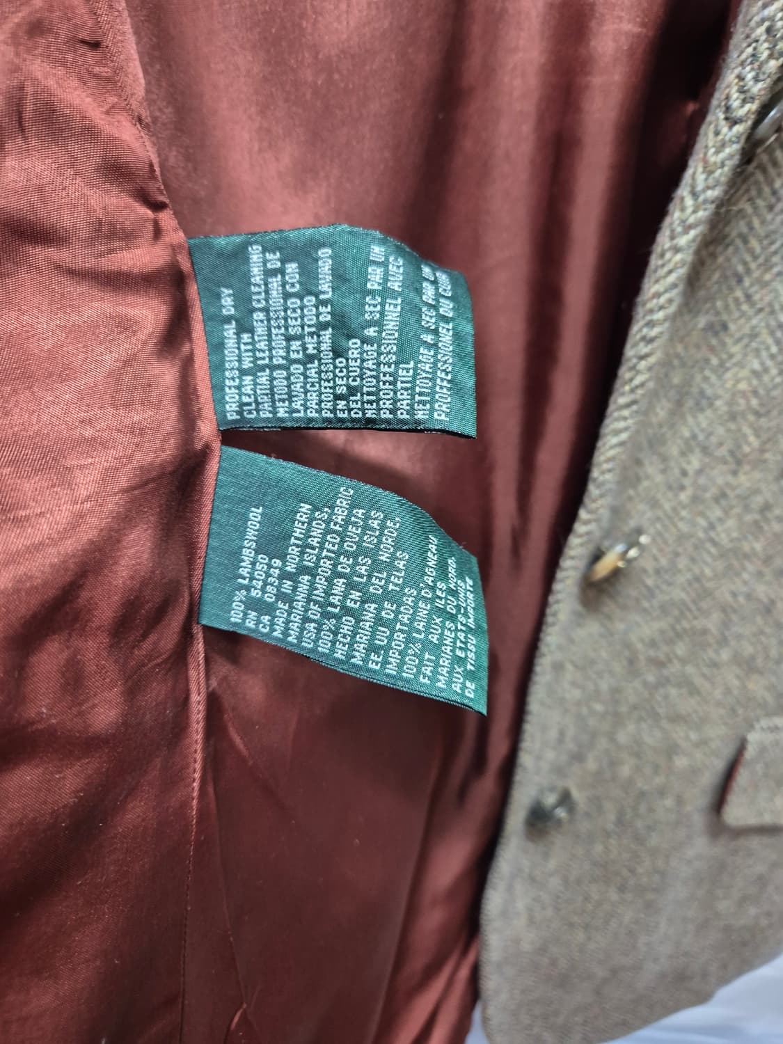 랄프로렌 트위드 자켓 상품이미지3