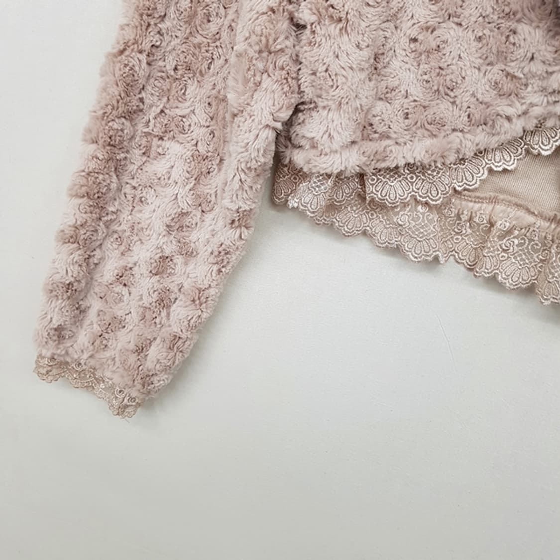 axes femme 후리스 크롭 자켓 상품이미지3