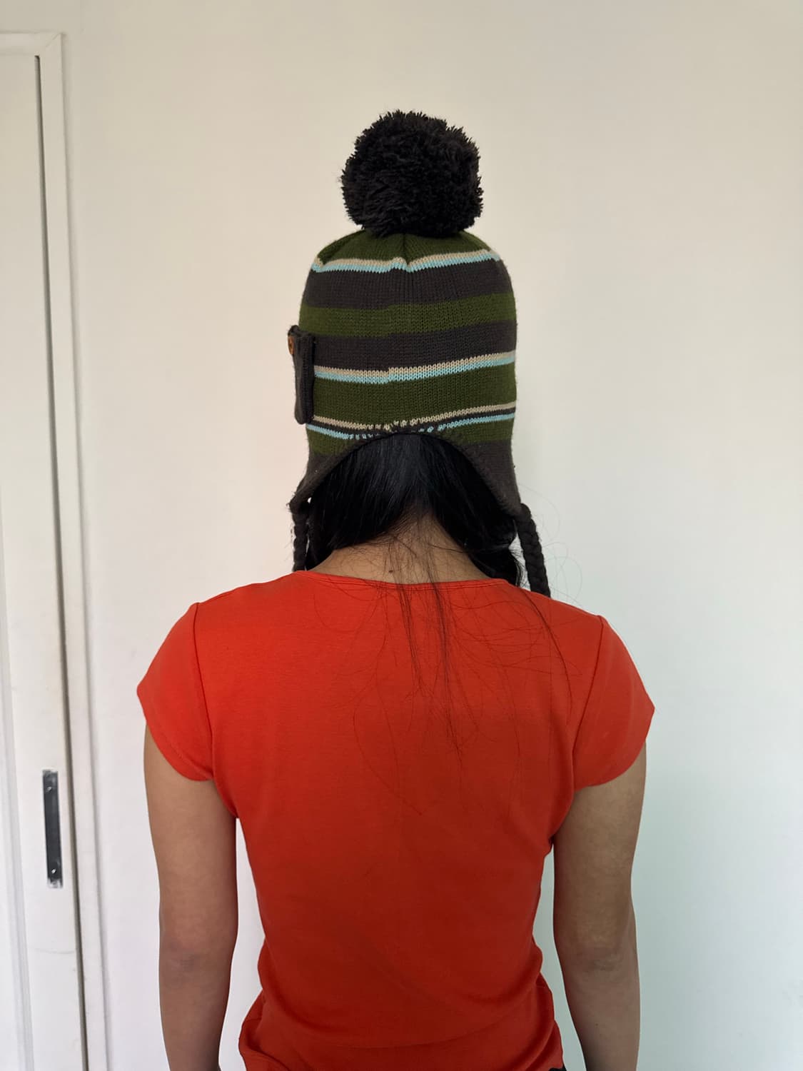 빈티지 이어플랩 방울비니 상품이미지6