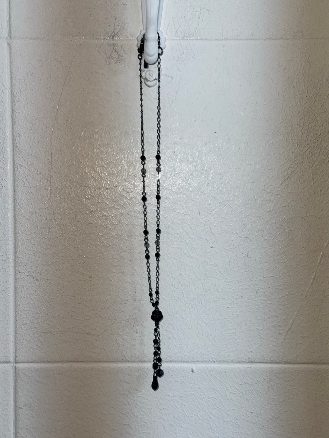 Anna Sui 안나수이 오리엔탈 플라워 드롭 큐빅 목걸이  상품이미지4