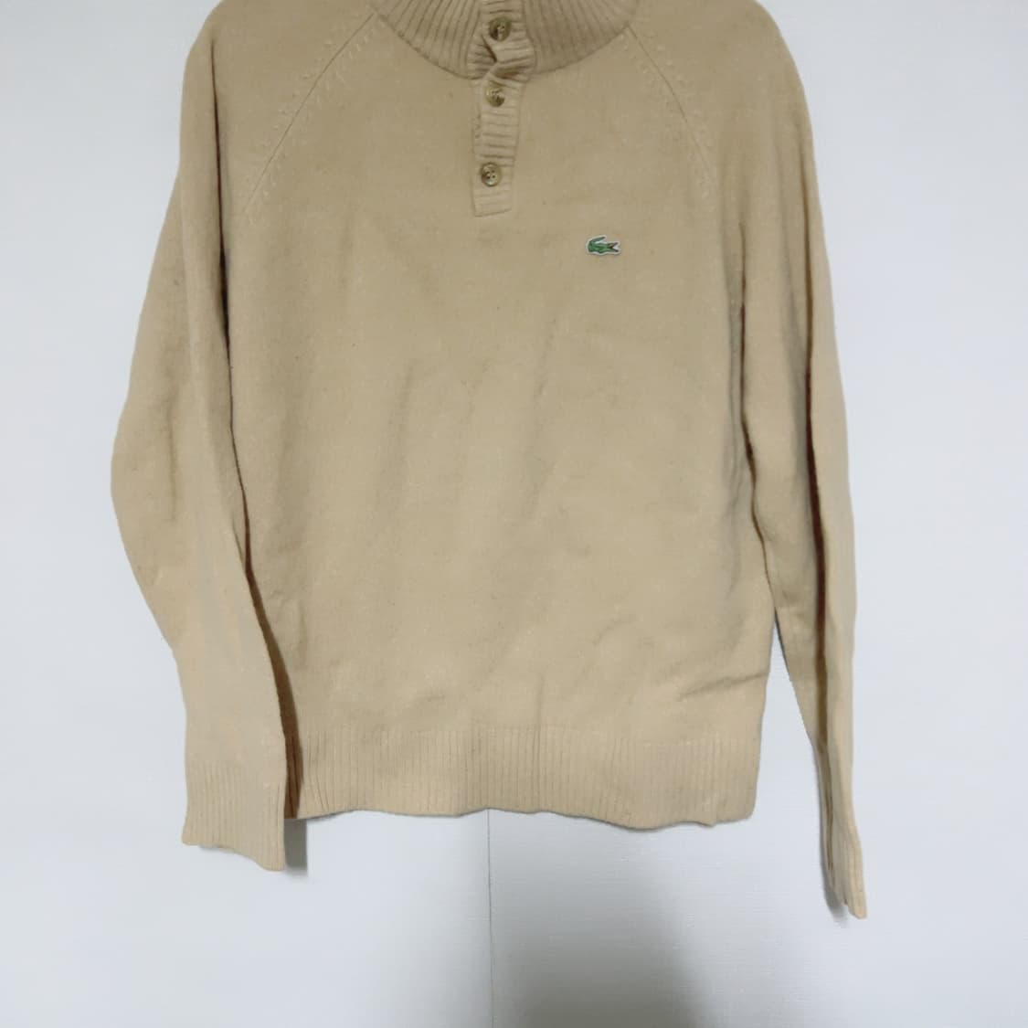 라코스테 브라운 울 봄 니트 상품이미지3