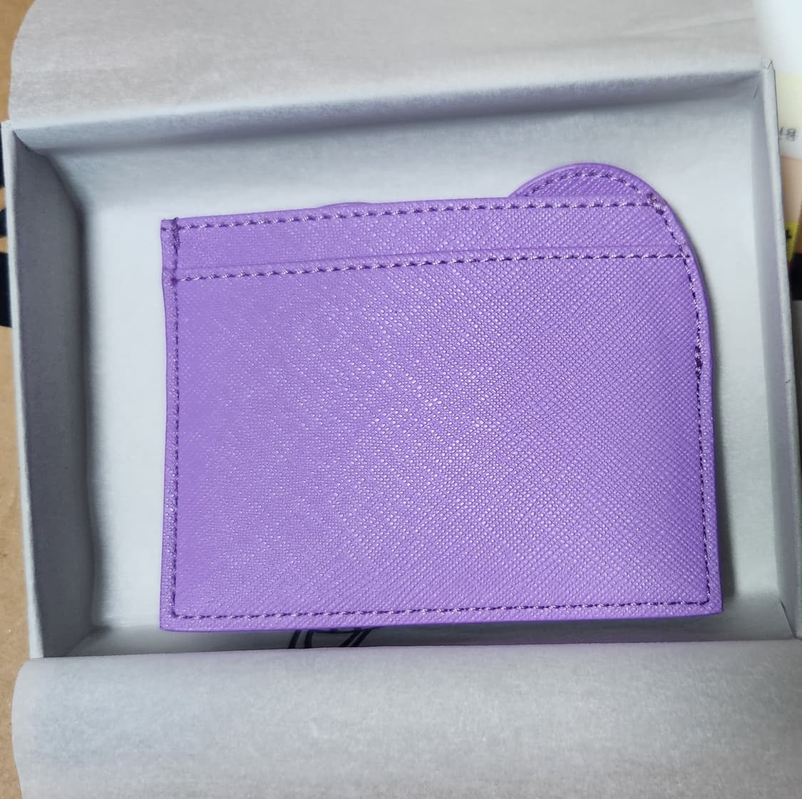 비비안웨스트우드 하트 키드지갑 라일락 상품이미지2