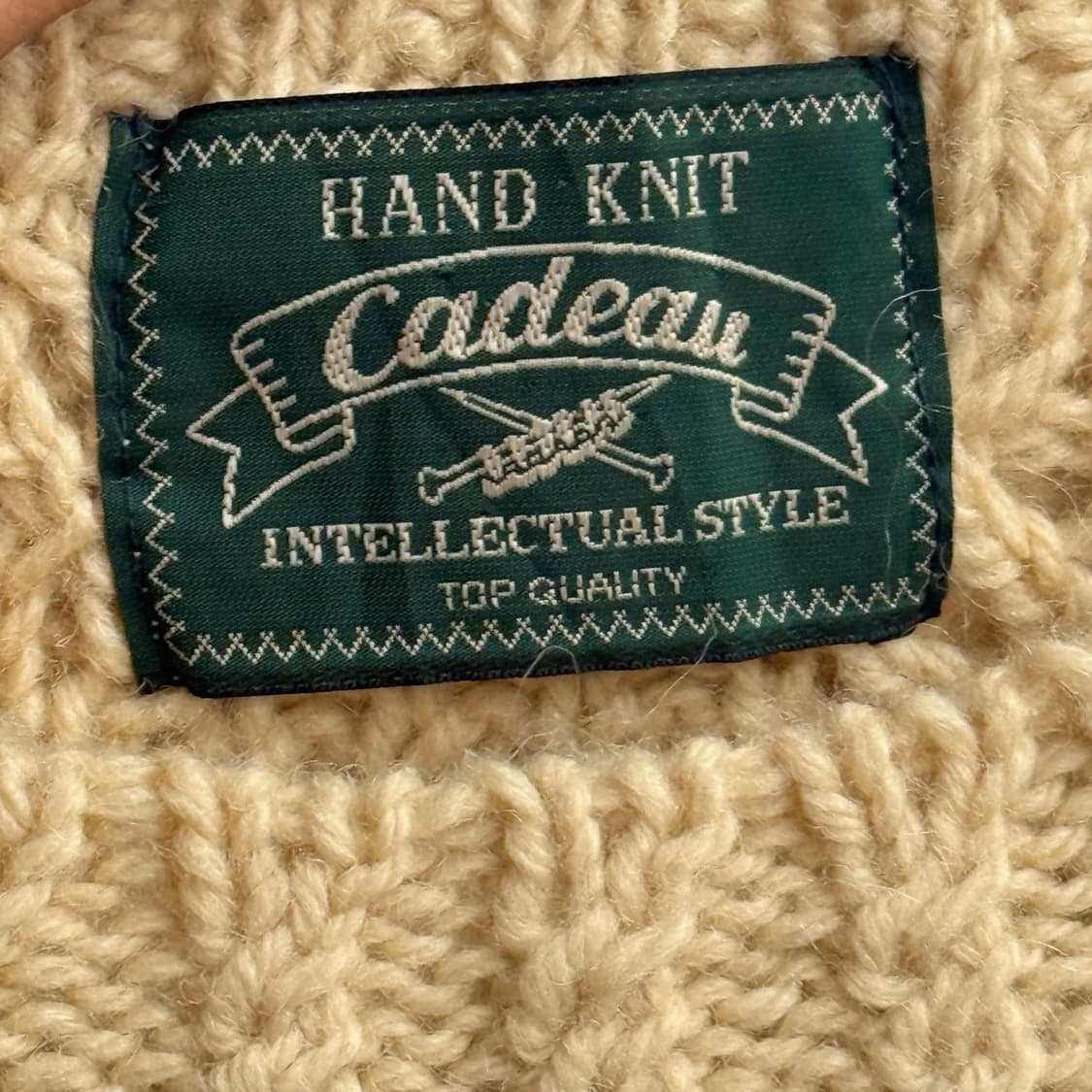 케듀(CADEAU) 100% 양 니트 스웨터 (XL) 상품이미지2