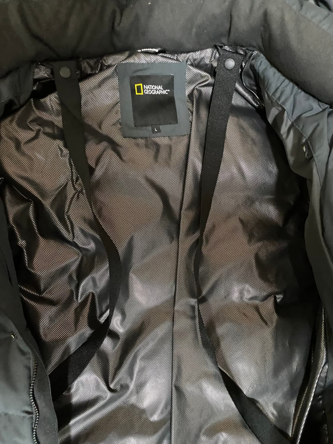 네셔널 지오그래픽 카이만 3 구스다운 롱패딩 챠콜 L사이즈 상품이미지6