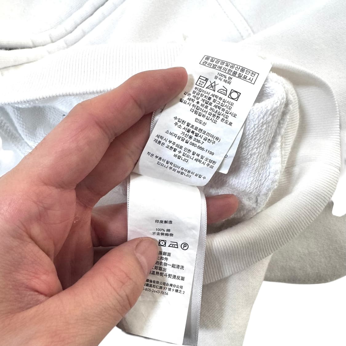 신형 폴로 랄프로렌 화이트 빅폴로니 후드집업 상품이미지5