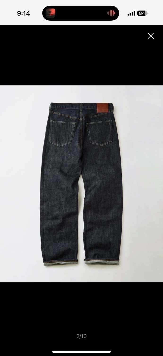 아웃스탠딩 셀비지 데님 셋업 상품이미지3