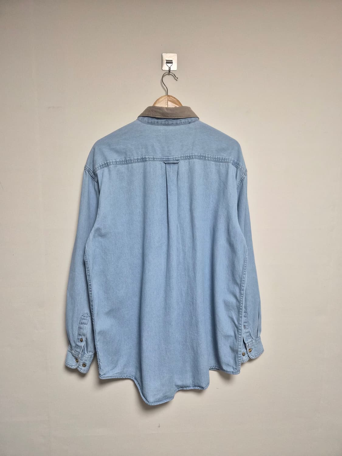 칼하트Carhartt 카라 배색 데님 셔츠 L사이즈 - S270 상품이미지2