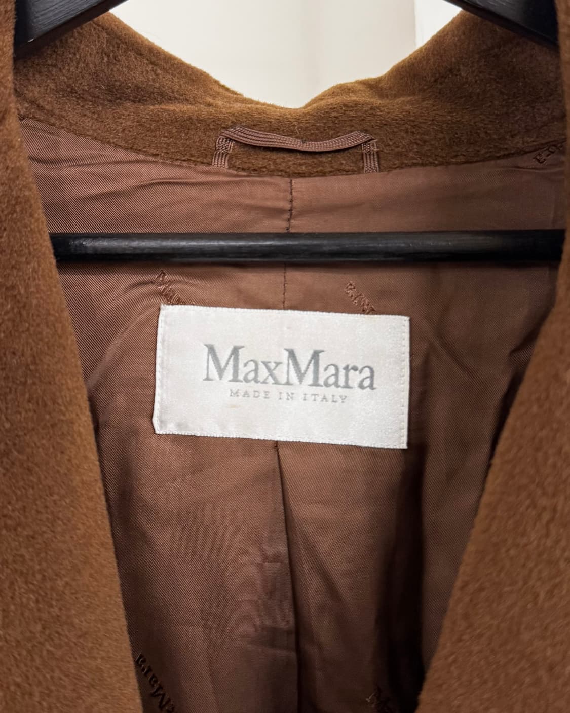 막스마라 브라운 울 캐시미어 롱코트 상품이미지7