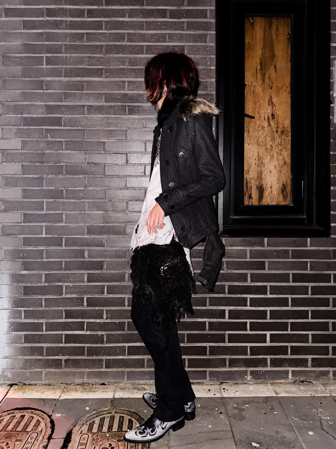 Share Spirit – Paint Splatter Boot-cut  상품이미지4