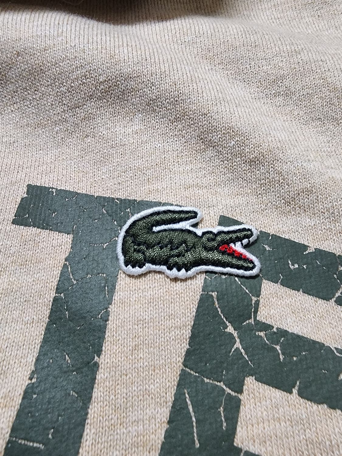 라코스테 루즈핏 크로커다일 후드티셔츠 상품이미지5