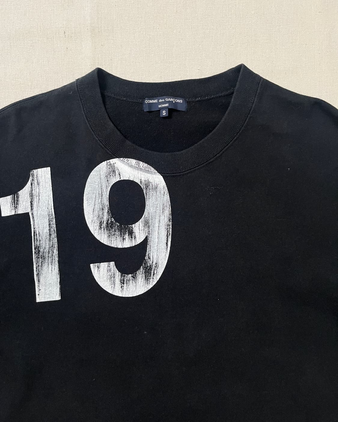 꼼데가르송 옴므 06ss 넘버 그래픽 스웻셔츠 맨투맨 상품이미지8