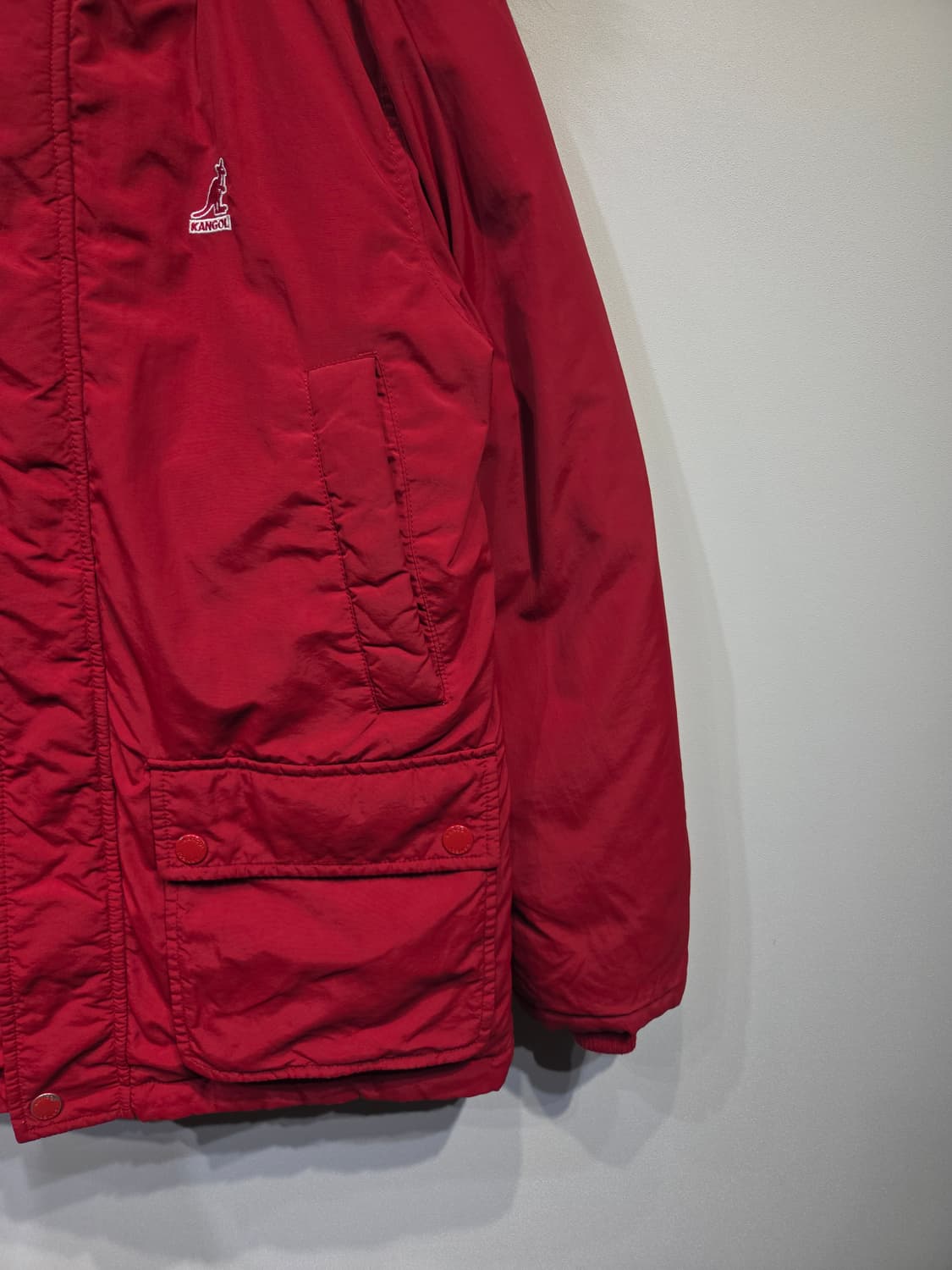 KANGOL 캉골 라쿤퍼 헤비 다운 패딩 점퍼 상품이미지5