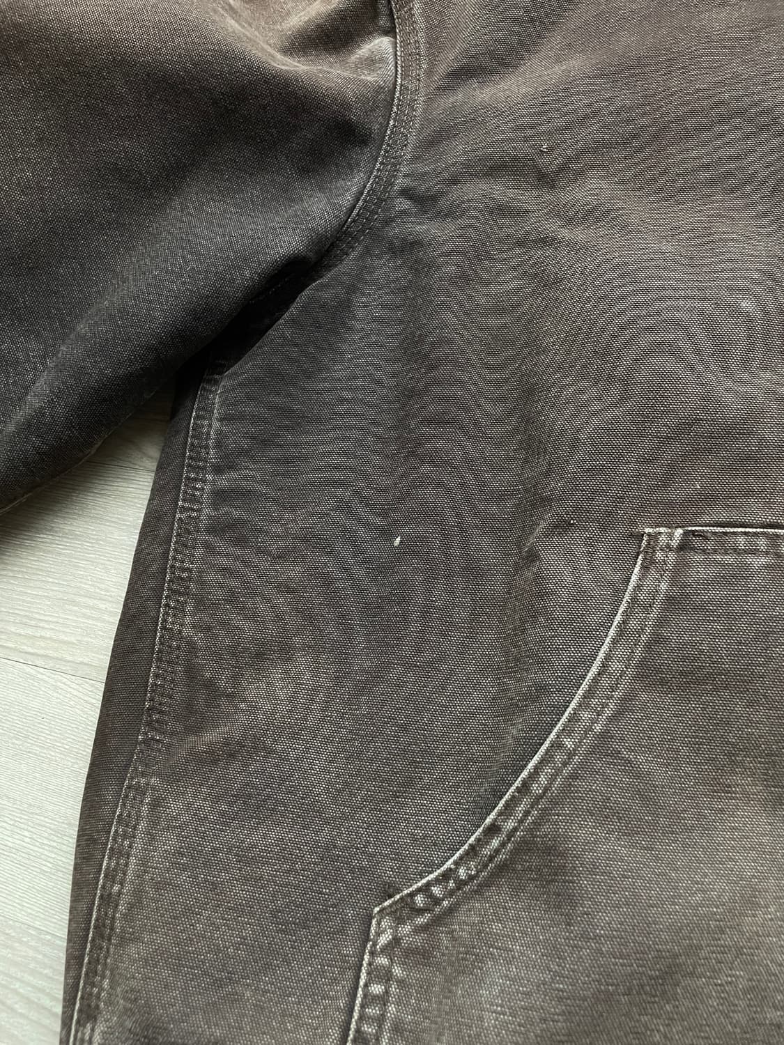 칼하트 j130 DKB 다크 브라운 액티브 자켓 샌드스톤 상품이미지9