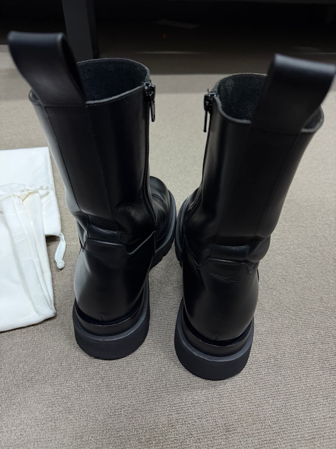보테가베네타 러그부츠블랙 41(지퍼형) 상품이미지5