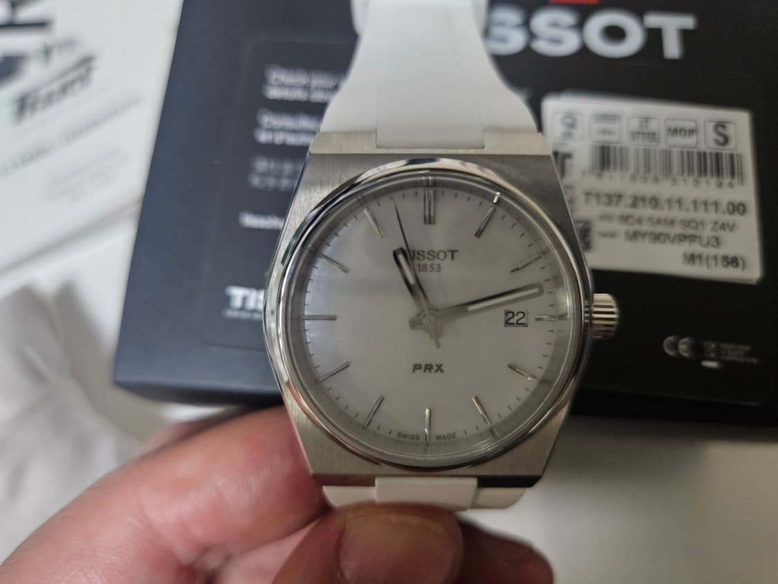 티쏘 PRX 35mm mop 자개판 화이트 상품이미지4
