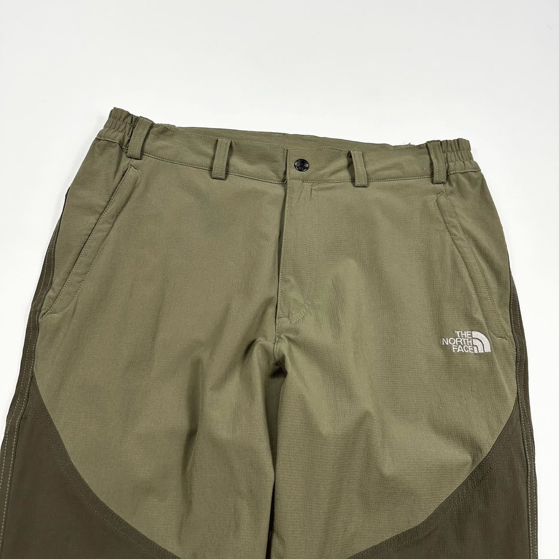 노스페이스 트레이닝 카키 배색 츄리닝 바지 (32인치) 상품이미지4