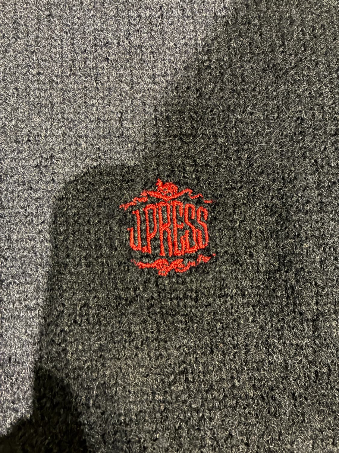 100) 제이프레스 울 니트 네이비 상품이미지3