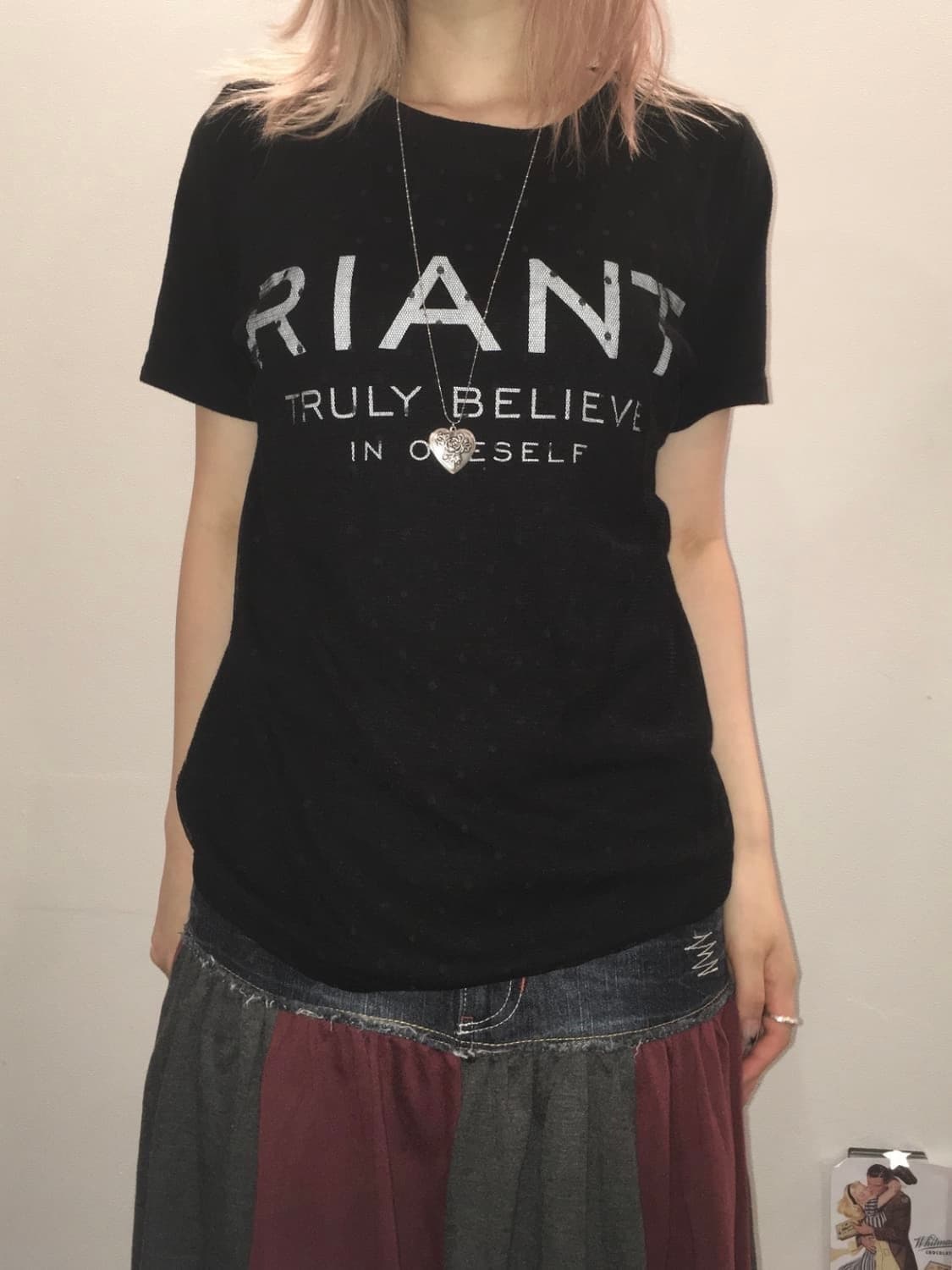 jpn vintage 블랙 도트 블라우스 반팔 상품이미지1