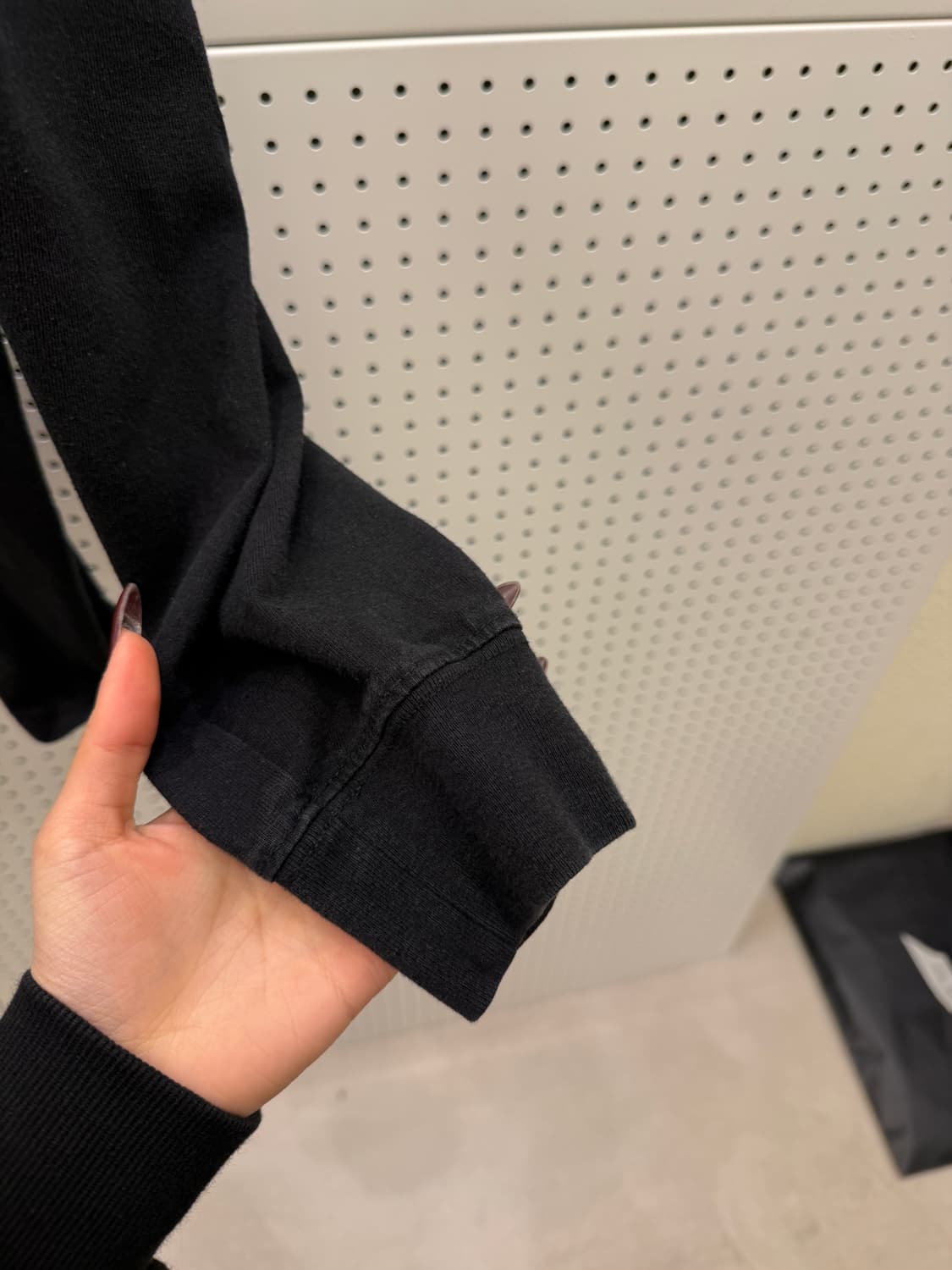 스투시 베이직 롱슬리브 블랙 U1489 상품이미지4