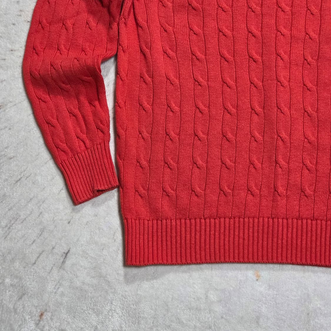 빈폴 오렌지 케이블 니트 상품이미지3