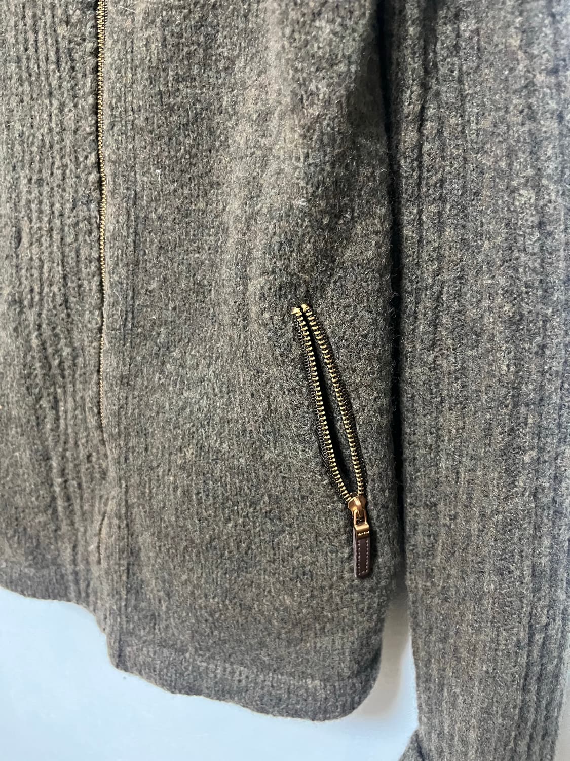 빈폴 울 니트 집업 가디건 상품이미지4