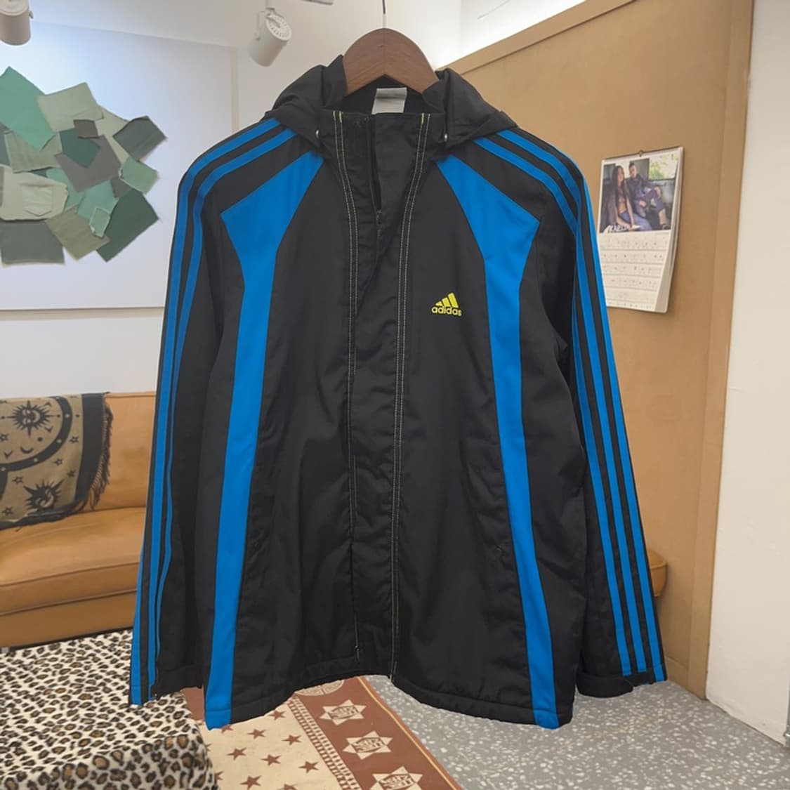 아디다스 올드스쿨 레트로 빈티지 배색 바람막이 자켓 79 C09309 상품이미지3