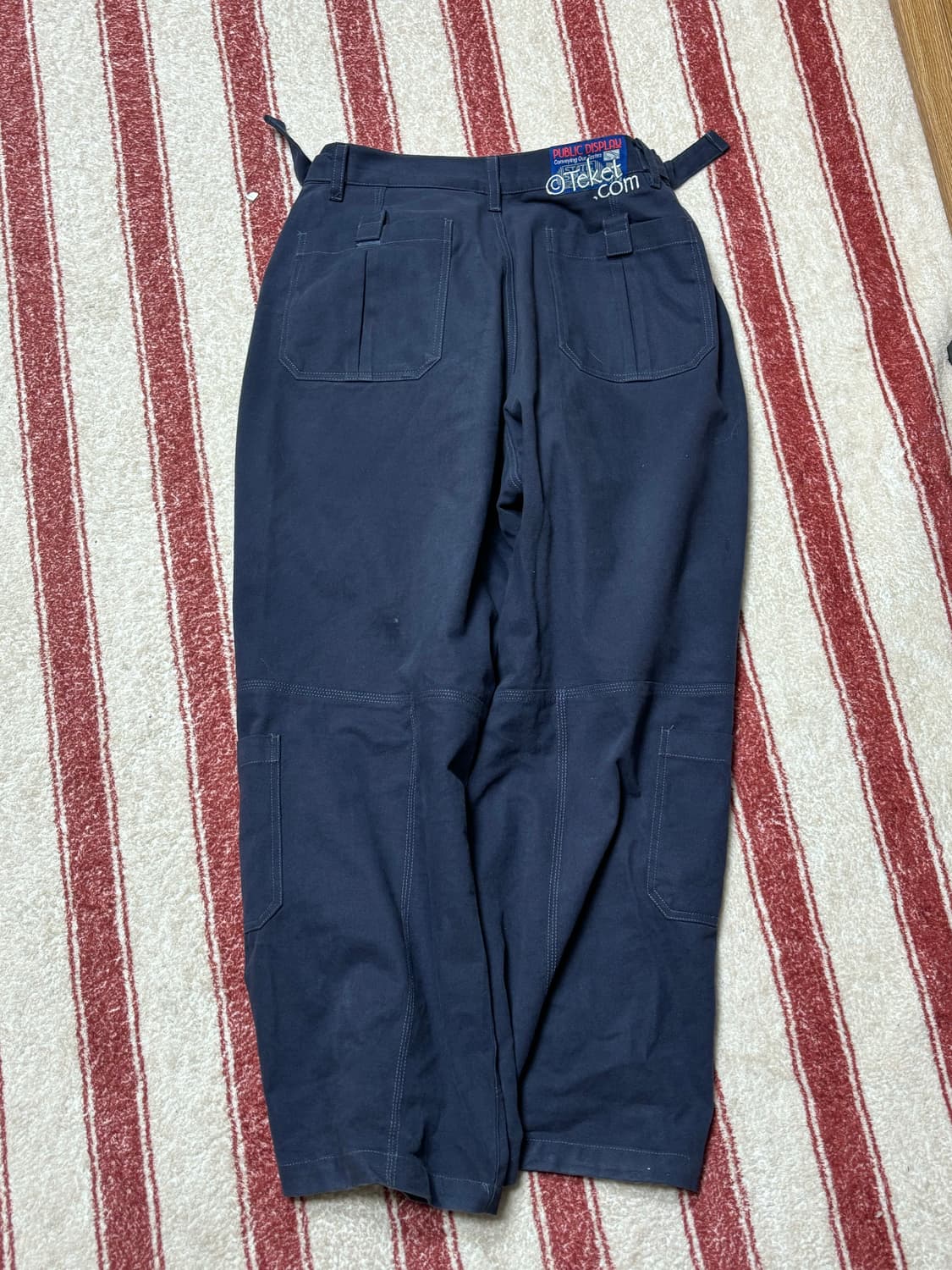 테켓 기어 스티치 팬츠 더스티 블루 M 상품이미지2