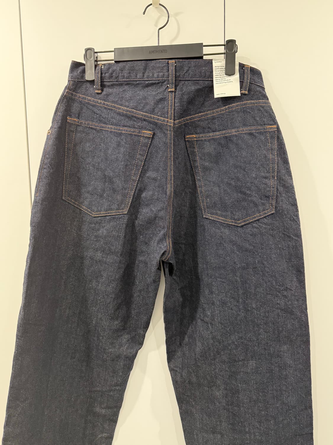 시오타 리지드 데님 배기 34 상품이미지2