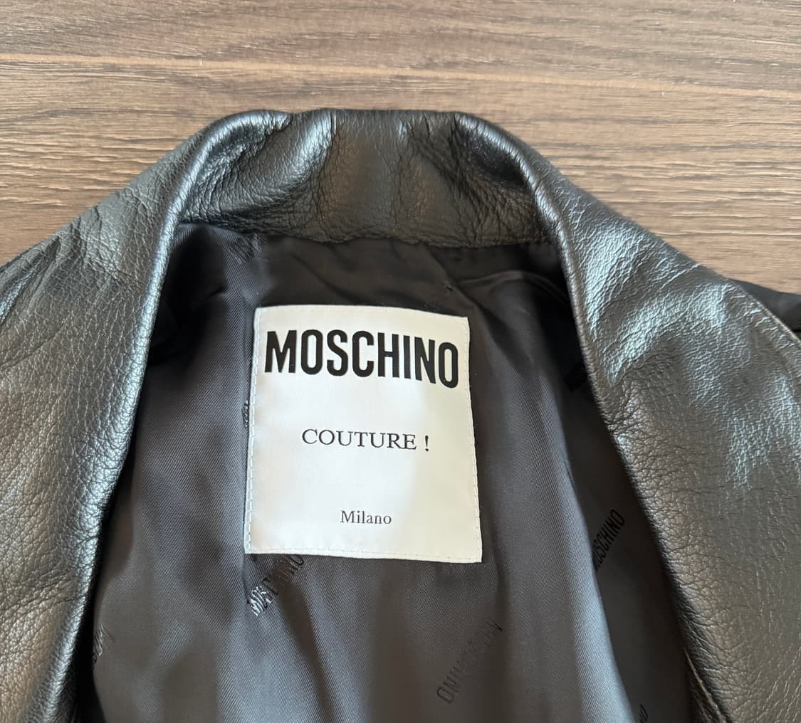 모스키노 가죽자켓 상품이미지3