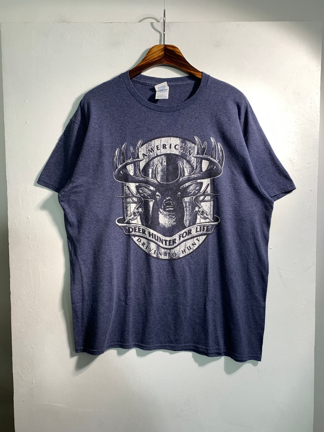 만원샵) delta 델타 빈티지 티셔츠 블루 L C244 상품이미지1