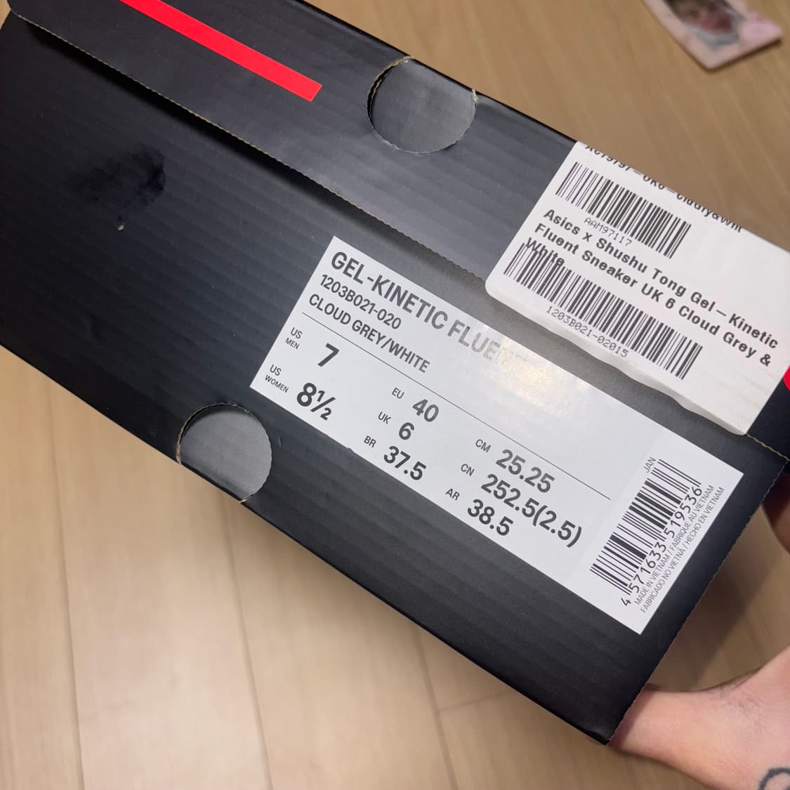 새상품) 아식스 x 슈슈통 젤 키네틱 플루언트 250 상품이미지6