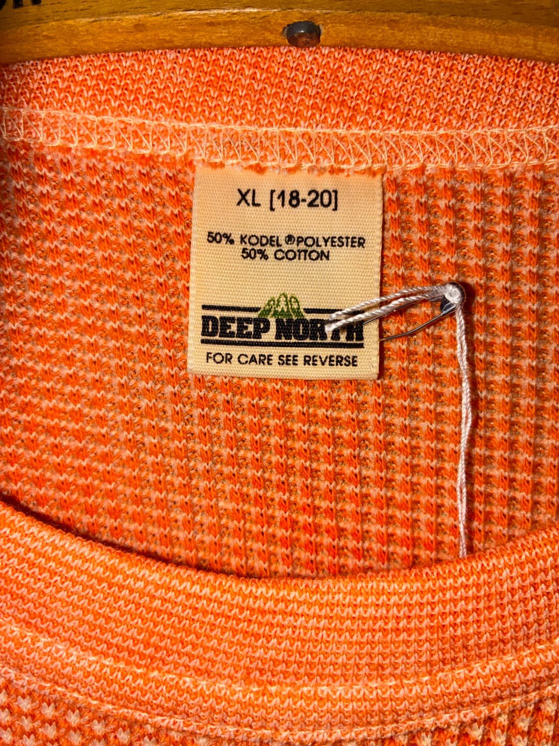 80’s Vintage Waffle Thermal Tee 상품이미지2