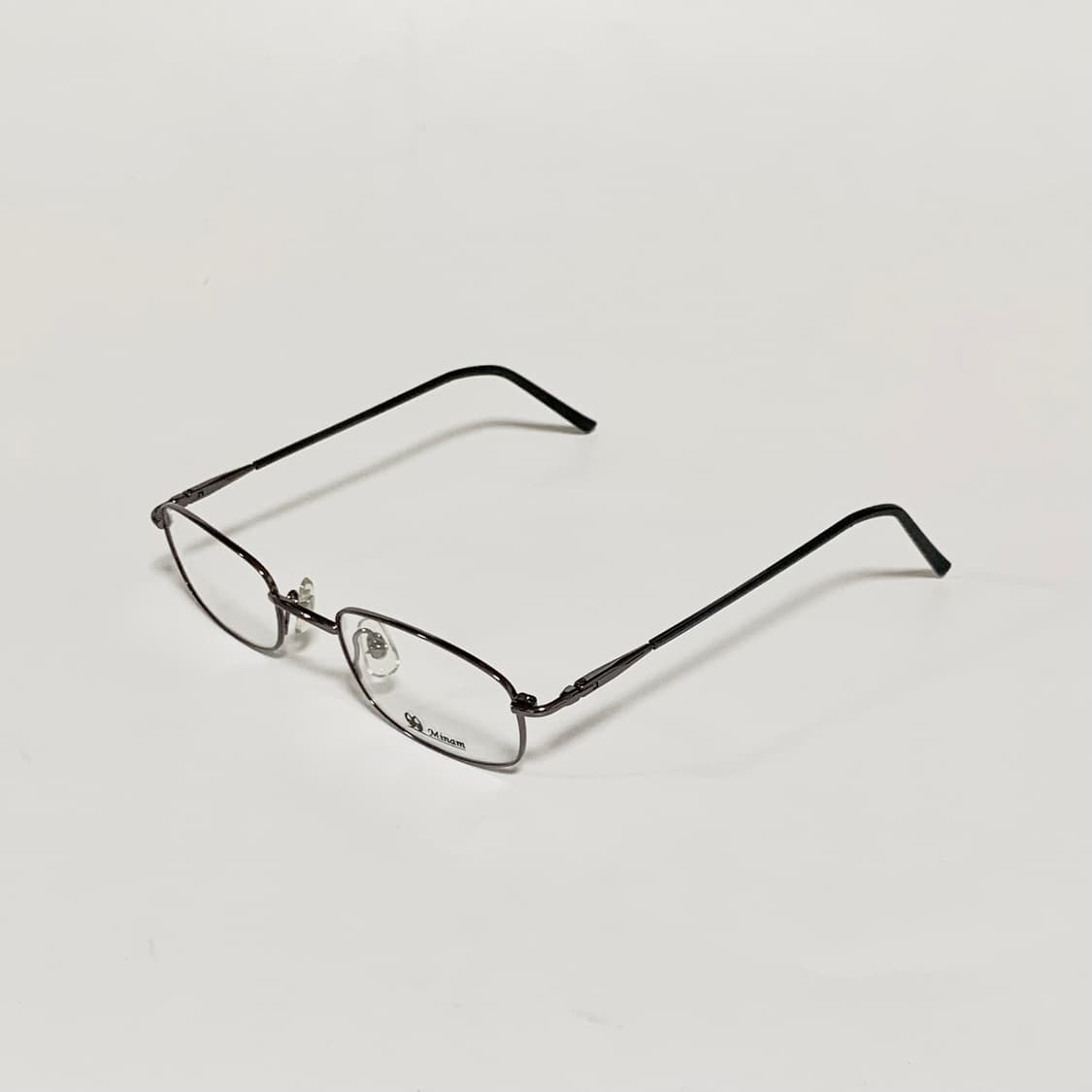 937 데드스탁 건메탈 슬림 사각 안경테 기본 데일리 메탈 안경 가벼운  상품이미지4