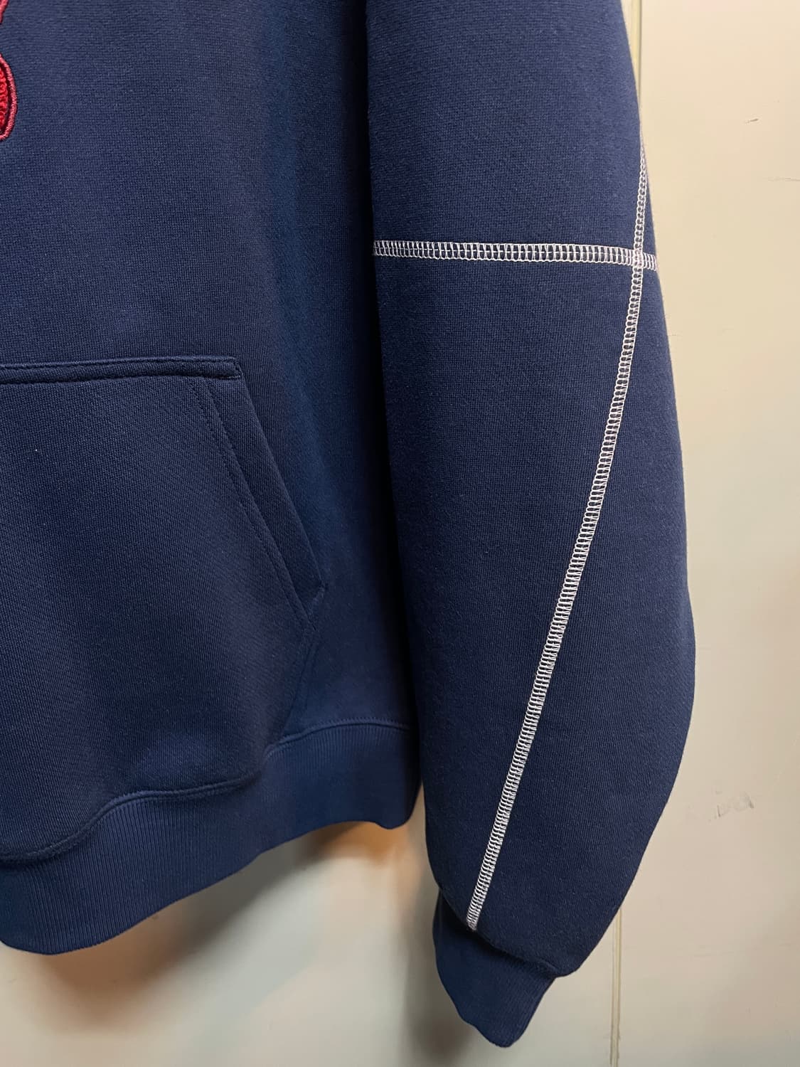 야드세일 자블레즈 블루 기모 후드티(새상품) 상품이미지4