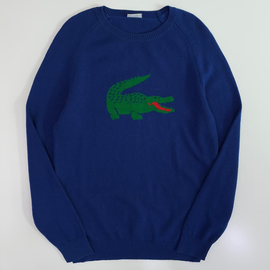 Lacoste  라코스테 빅로고 울 라운드 니트 상품이미지1