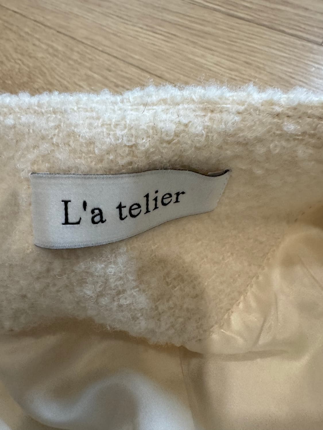 라플리에 크림 자켓 상품이미지2