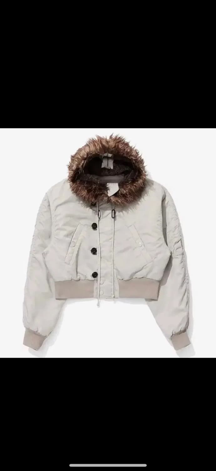 오픈와이와이 faux fur zipper hood ma1 상품이미지1