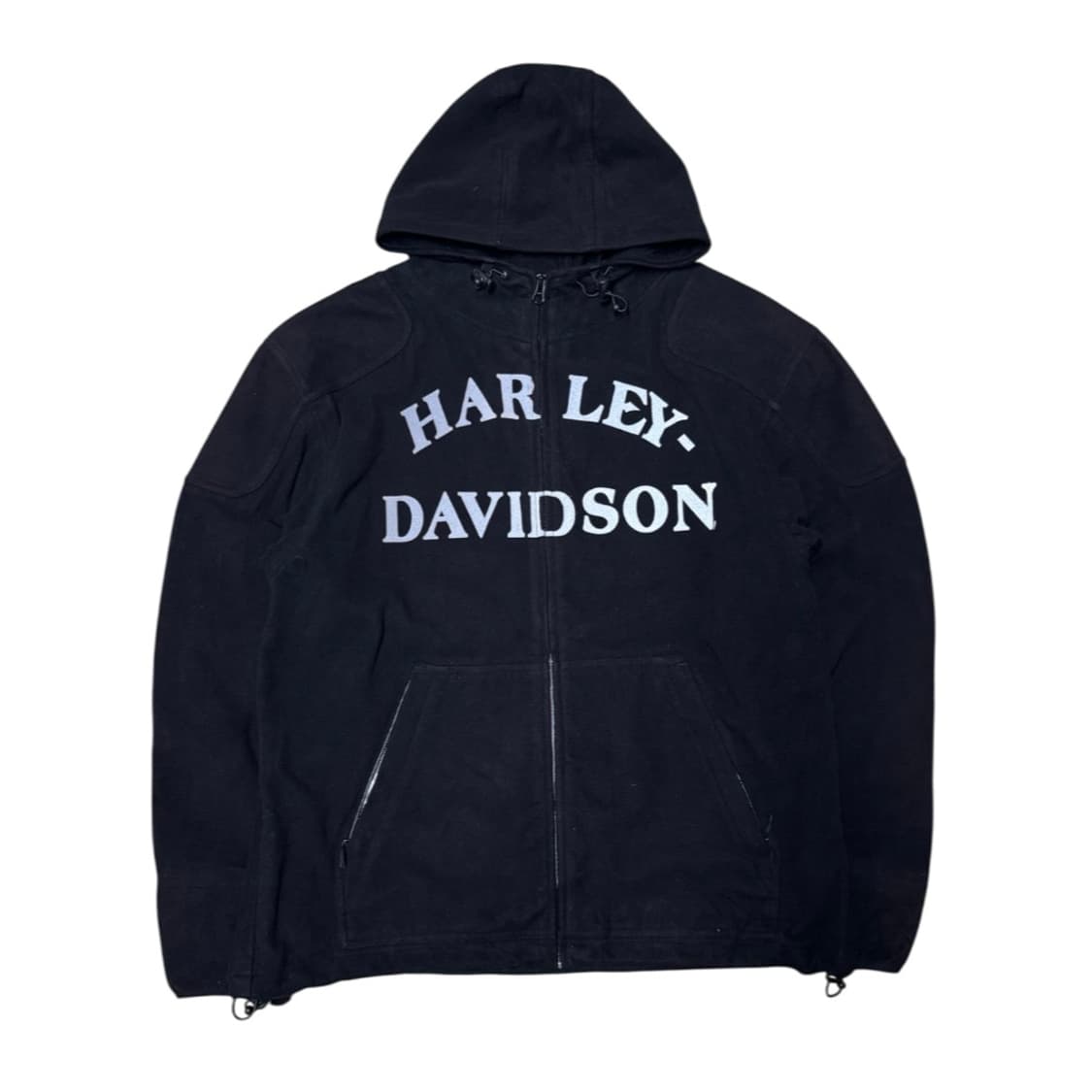 할리데이비슨 스컬 빅로고 후드집업 플리스 상품이미지3