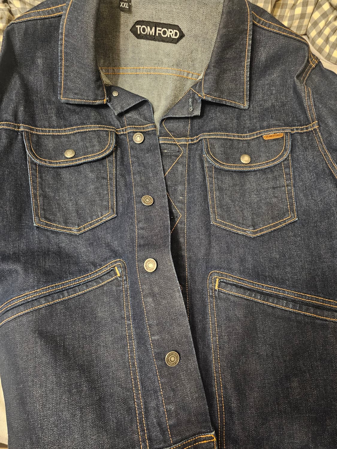 톰포드 데님 자켓 XXL 상품이미지1