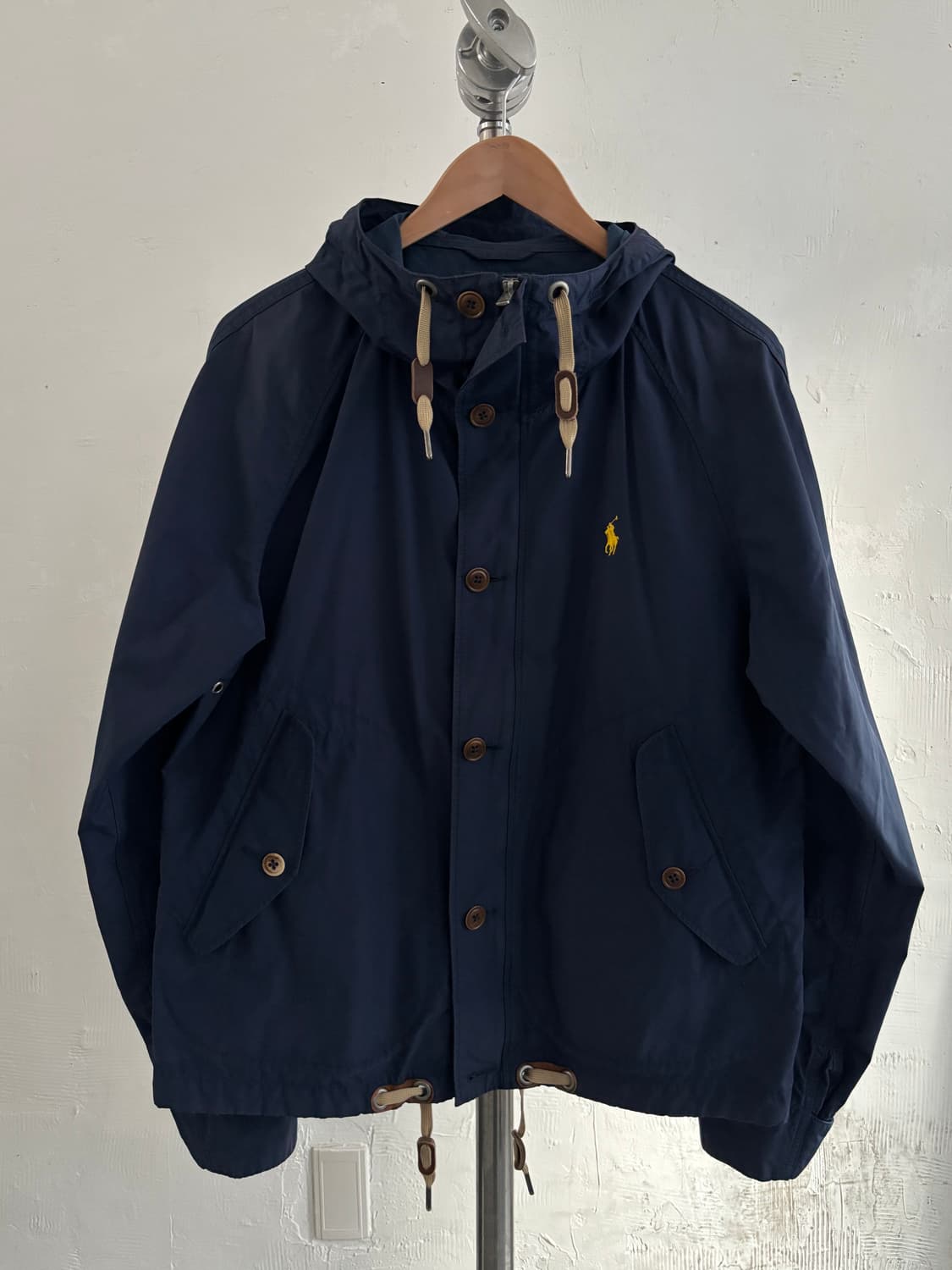 Polo 폴로 랄프로렌 신형라벨 딥네이비컬러 후드 자켓 상품이미지1