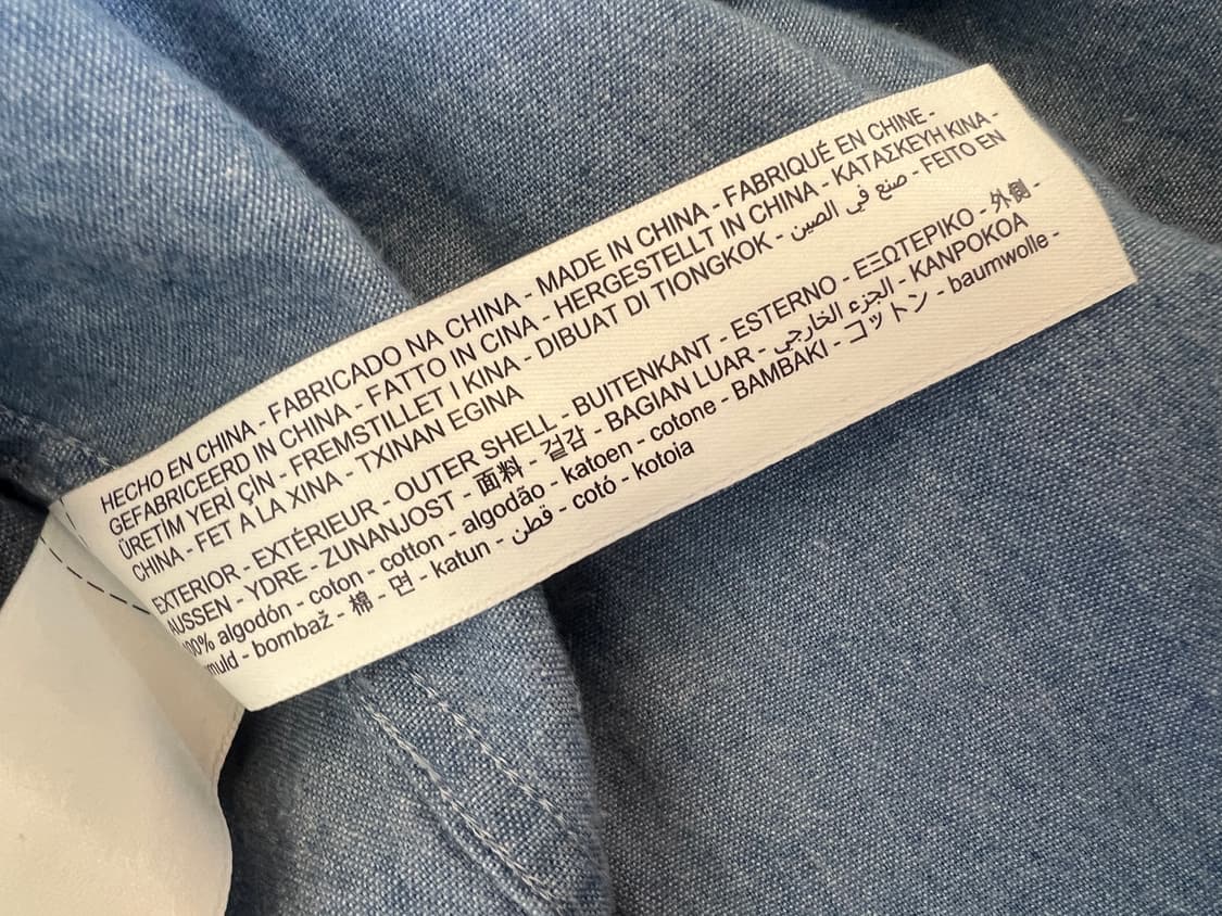 마시모뚜띠 남성 중청 데님긴팔셔츠 청헤지셔츠 상품이미지8