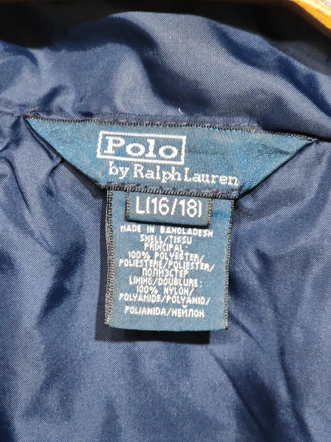 (L) 랄프로렌 폴로 점퍼 네이비 로고 후드자켓 봄점퍼 상품이미지3