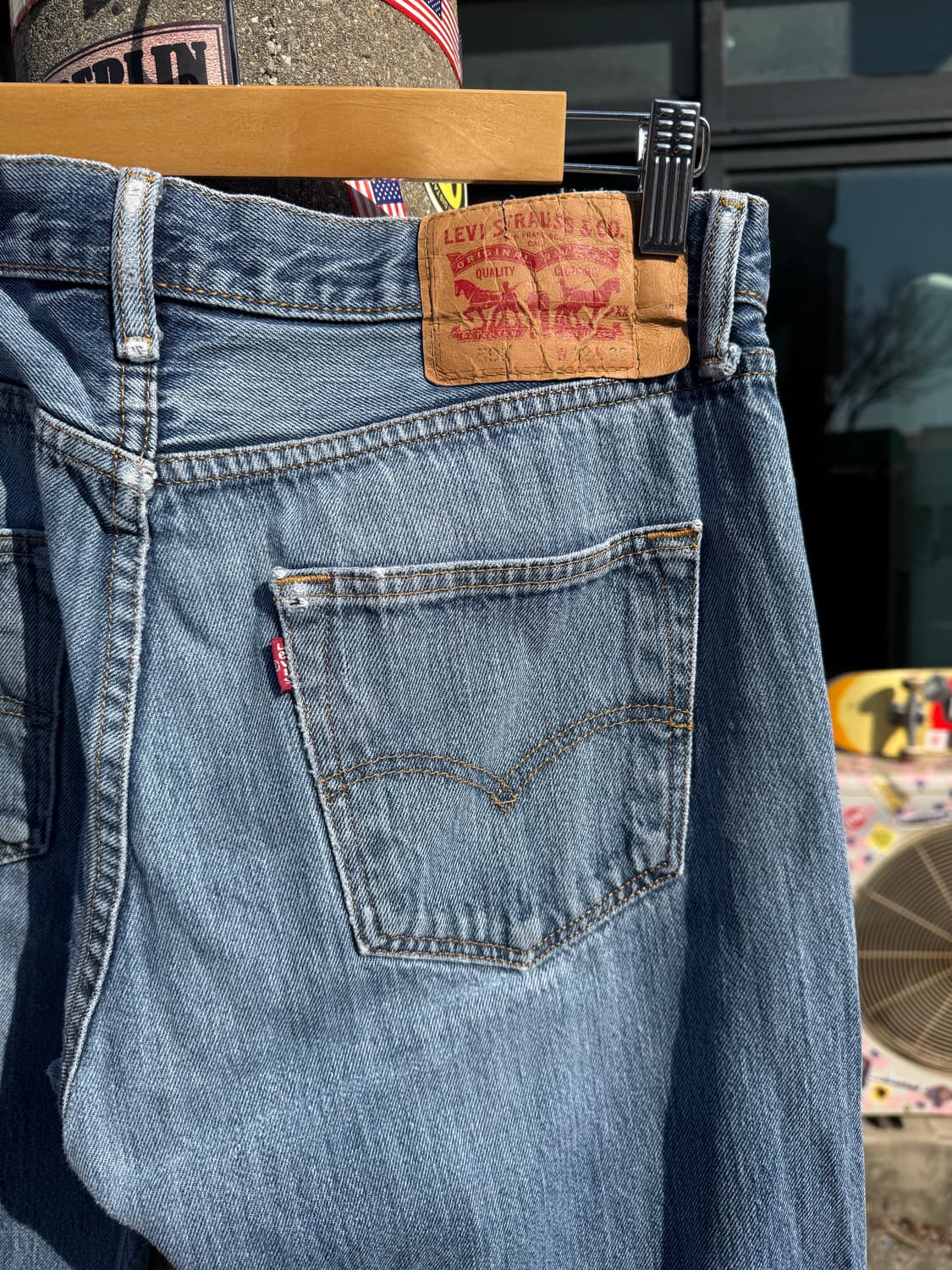 리바이스 501 청바지 데님 팬츠 32x32 상품이미지3