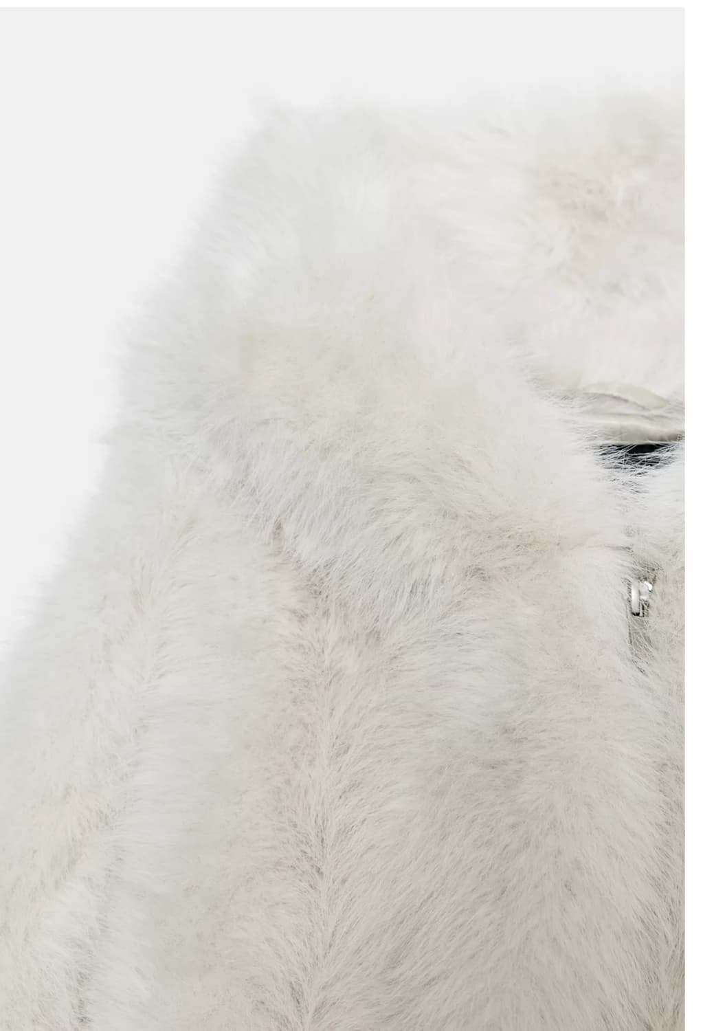 자라 후드 페이크 퍼 숏 코트 m (새상품) 상품이미지4