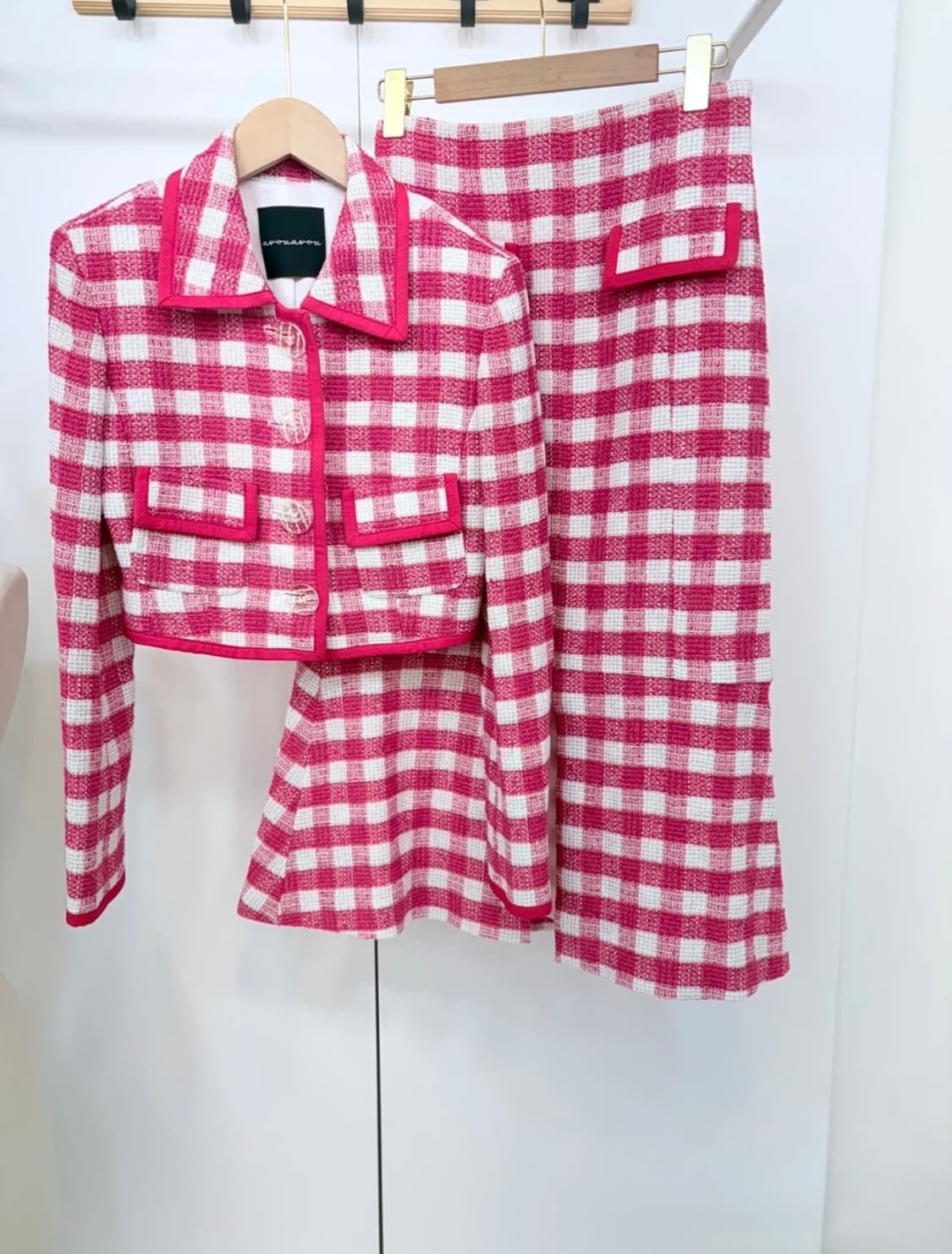 아보아보 트위드 셋업 1사이즈 (김유정 배우 착용) 상품이미지6