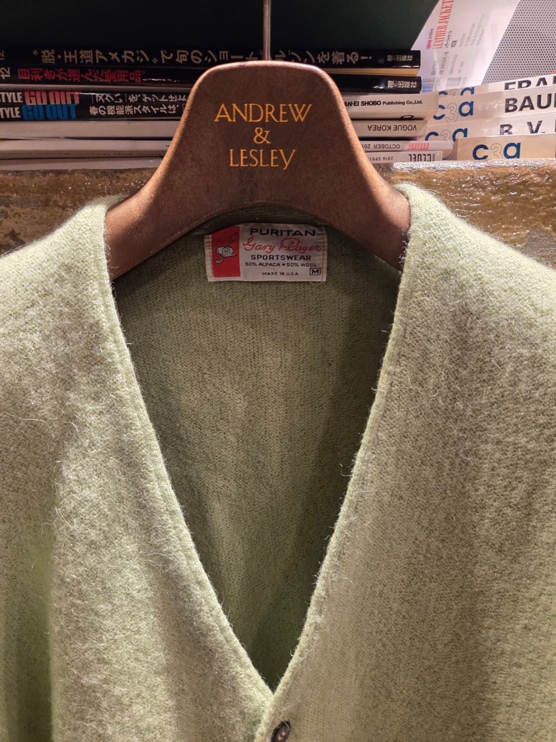 80'S PURITAN 알파카 카디건 상품이미지2