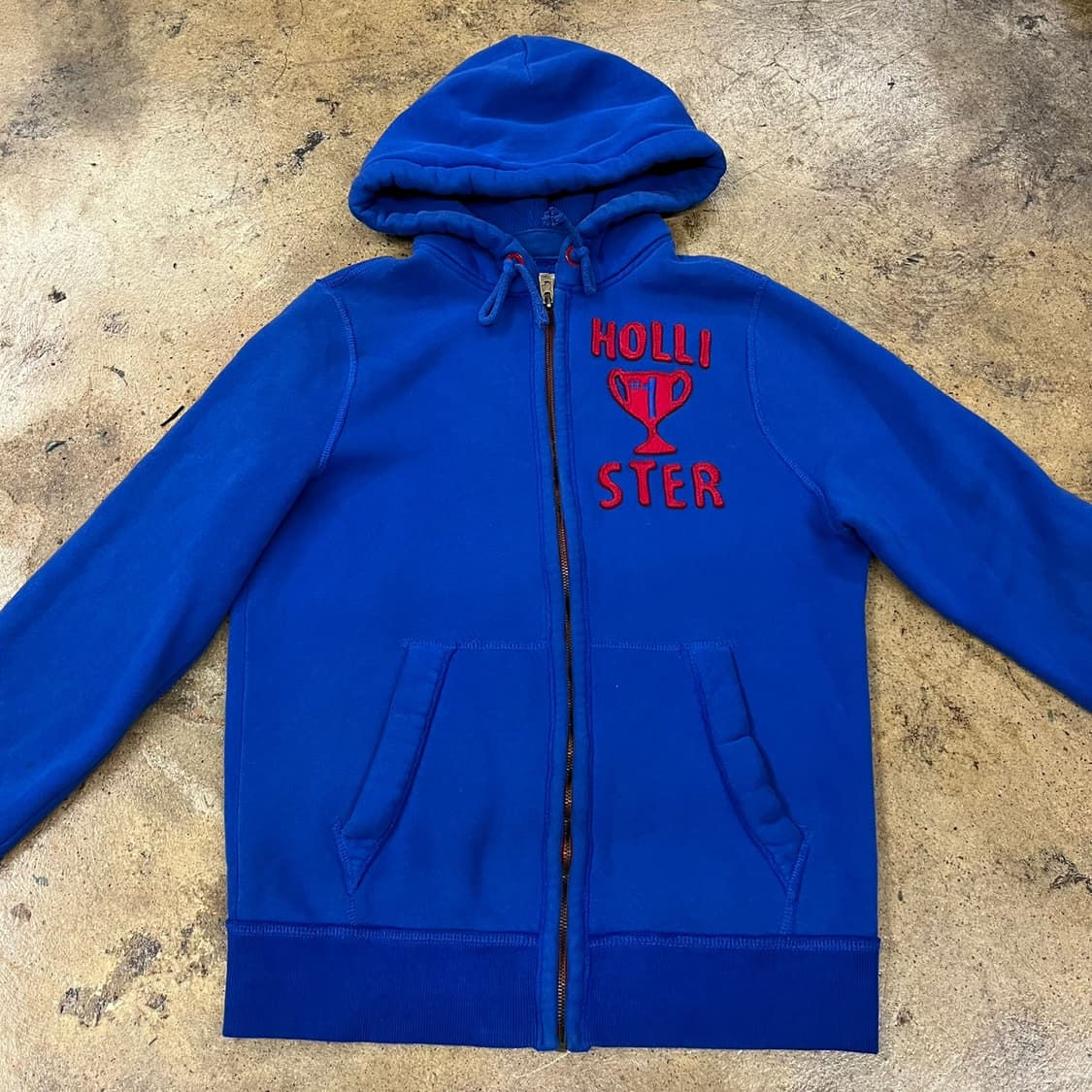 홀리스터 블루 후드집업 상품이미지3
