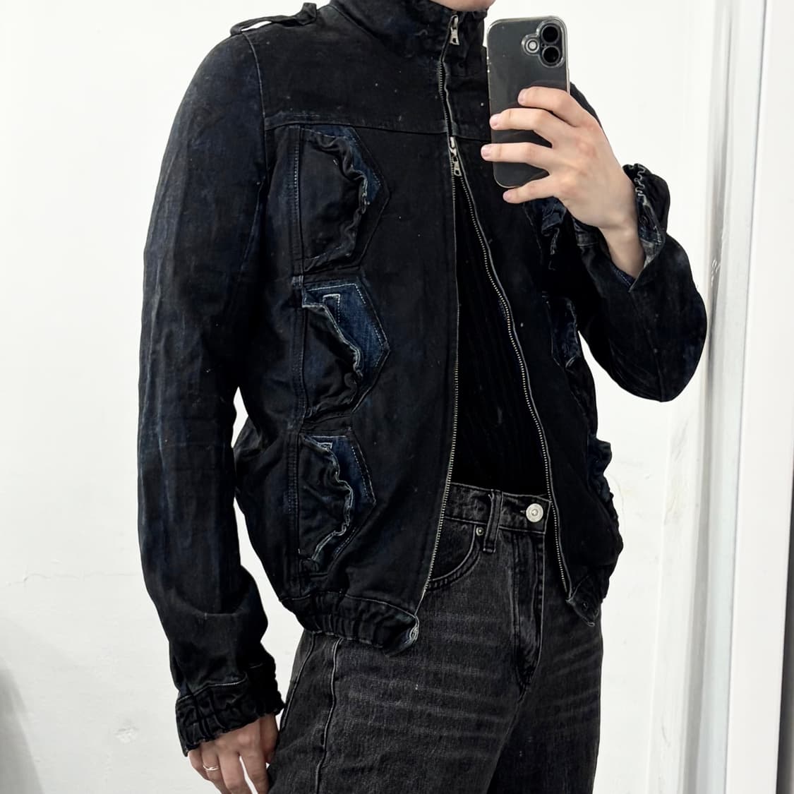 다이어트 부처 슬림스킨 왁스드 자켓 상품이미지3