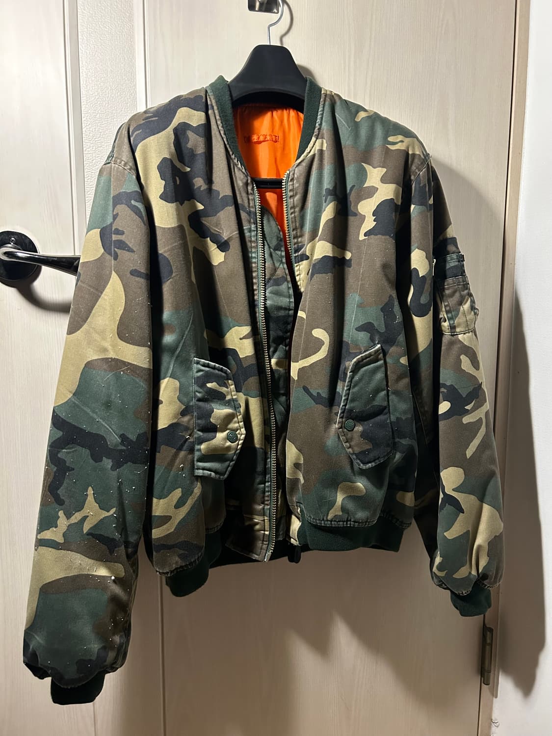 포스텍스 카모플라주 Ma-1 봄버 라프시몬스  상품이미지3