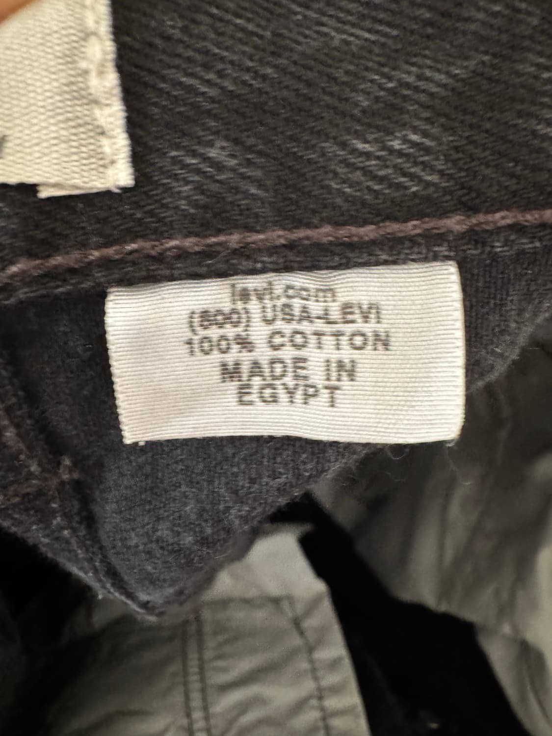 리바이스 00’s 흑청데님 501 34/32 상품이미지5